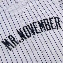 Load image into Gallery viewer, Celebrate Baseball History with Mr. November Men&#39;s #2 Jeter Retro Baseball Jersey