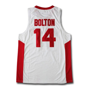 Zac Efron #14 Troy Bolton Wildcats High School Musical Basketball Jersey White