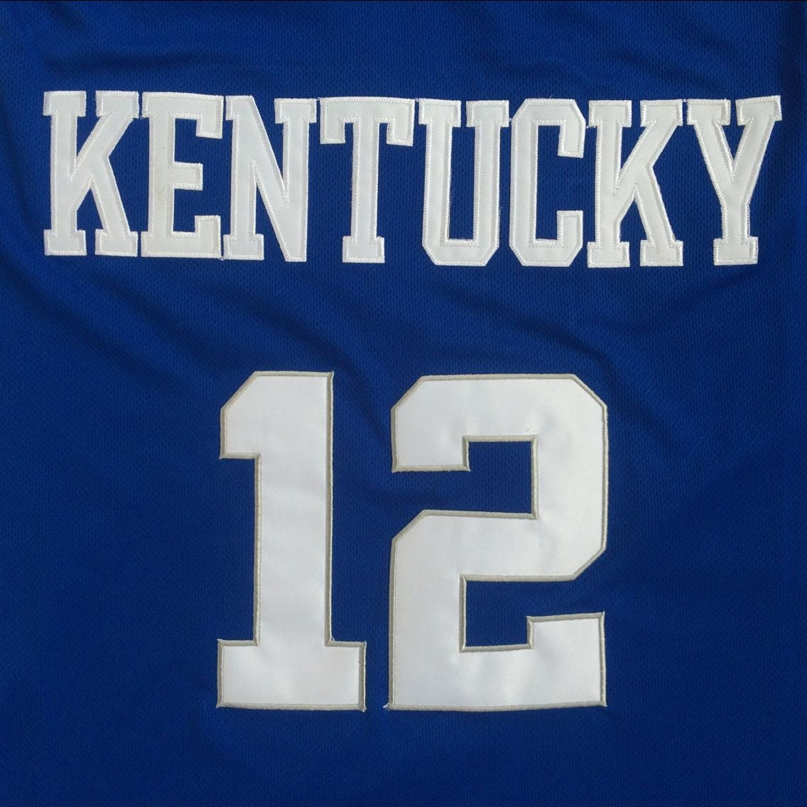 Vintage Karl Anthony Towns #12 Kentucky Throwback Classic Retro Jersey Blue