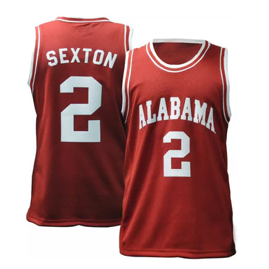 Retro Men's Collin Sexton #2 Alabama Crimson Tide Throwback Basketball Jersey