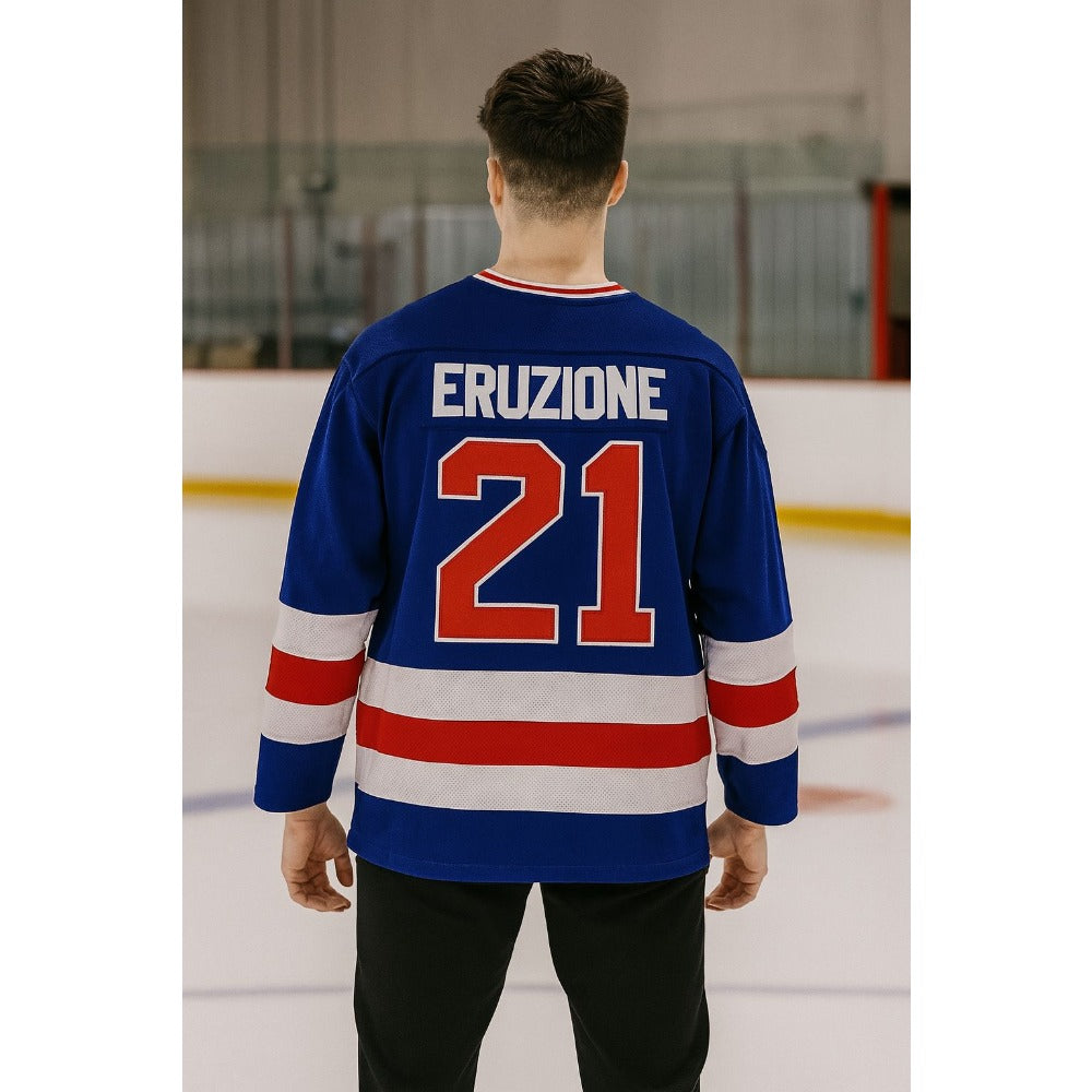 Custom 1980 USA Olympic "Miracle on Ice" Hockey Jersey – Embroidered Your Name Your Number (Blue & White)