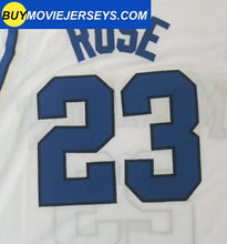 Load image into Gallery viewer, Derrick Rose Memphis Tigers #23 College Basketball Mens Jersey White/Blue
