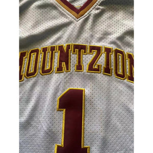 Tracy McGrady #1 Mount Zion High School Basketball Jersey White