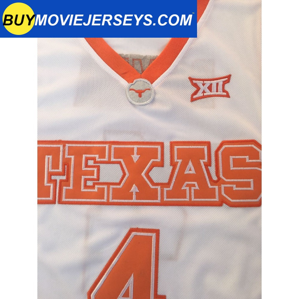 Mohamed Bamba #4 Texas University Basketball Jersey College