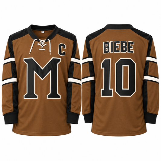Mystery Alaska John Biebe #10 Captain Hockey Jersey