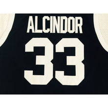 Load image into Gallery viewer, Kareem Abdul-Jabbar #33 Power High School Black Embroidered Basketball Jersey