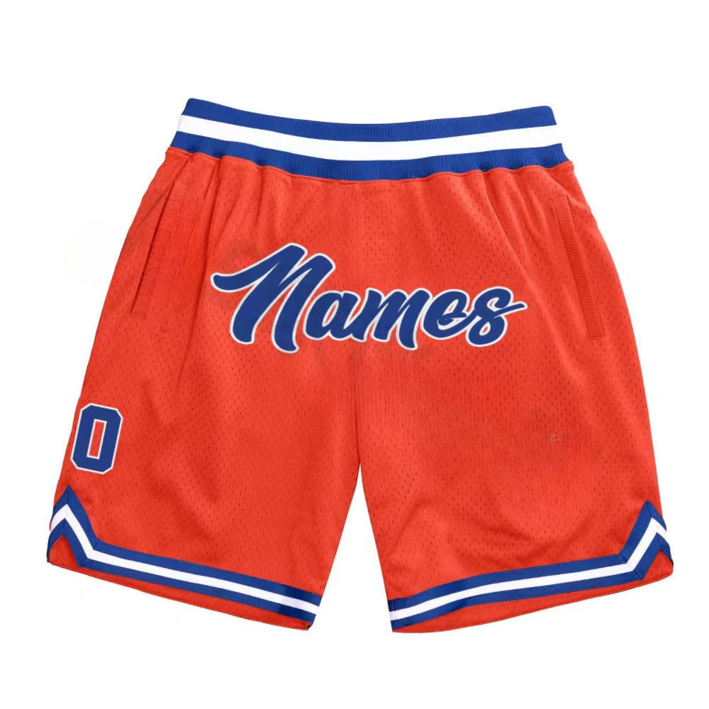 Customized Embroidery Personalized Mesh Basketball Pants Sweatpants Your Name Your Number Shorts