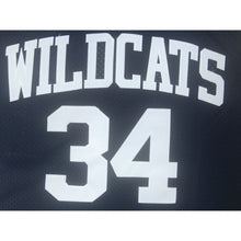 Load image into Gallery viewer, Len Bias #34 Vintage Wildcats High School  Basketball Jersey - Classic Retro Fan Gear Black