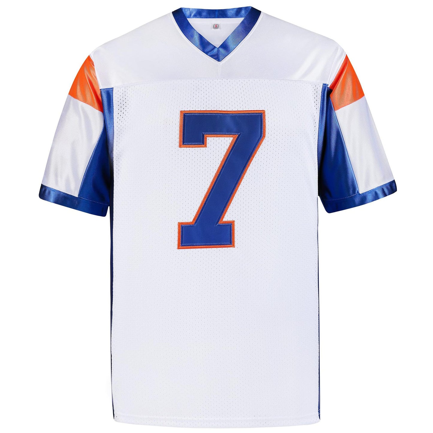blue mountain state football helmet for sale Alex Moran #7 Blue Mountain State Football Jersey - White