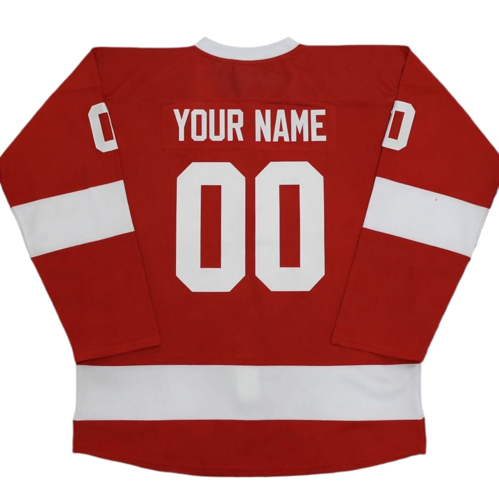 Custom 1986 Howe #9 Hockey Jerseys Red/White Movie Cameron Frye Jersey