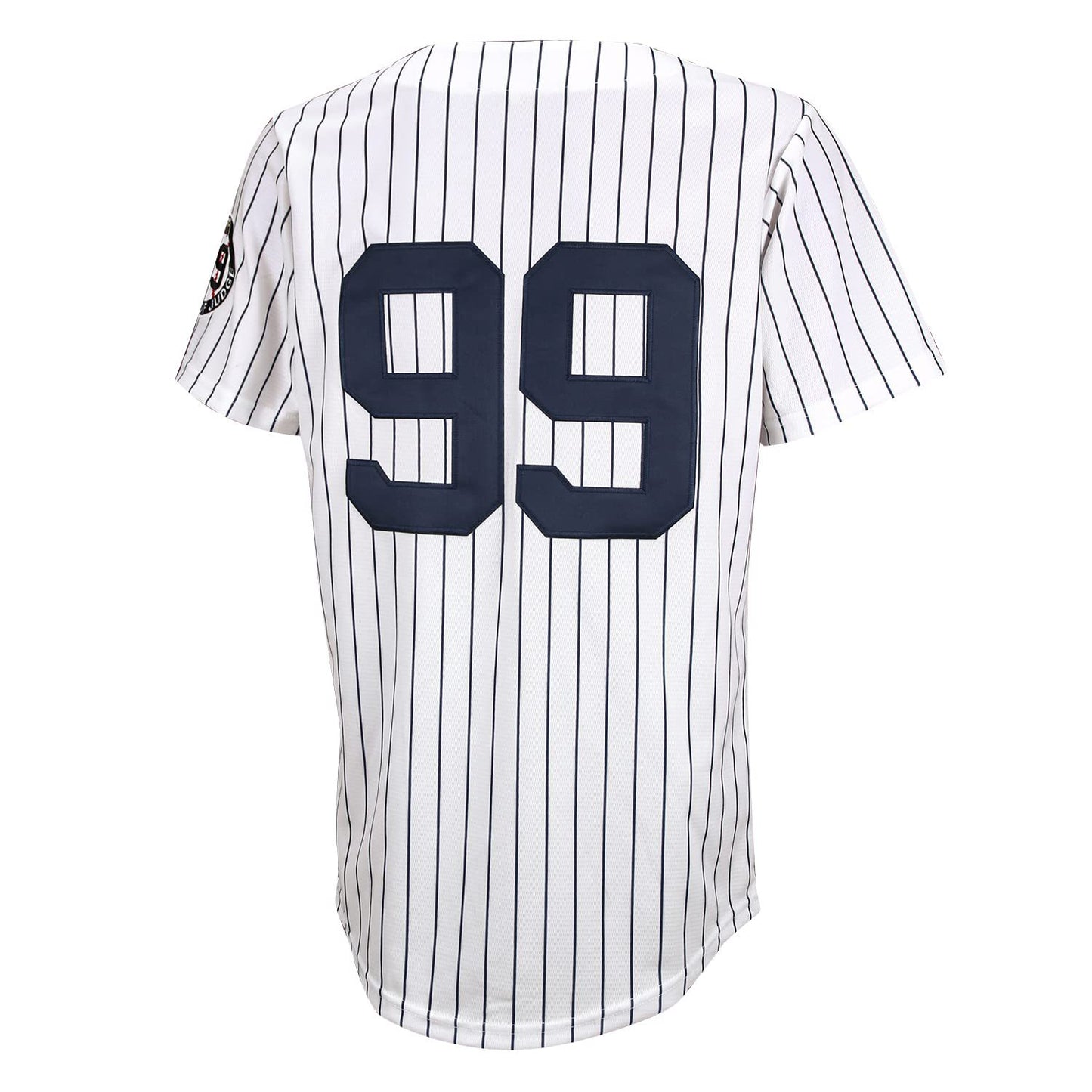 Hammer of Judge #99 Stripes Retro Baseball Jersey Stitched 90s Clothing Shirt for Party