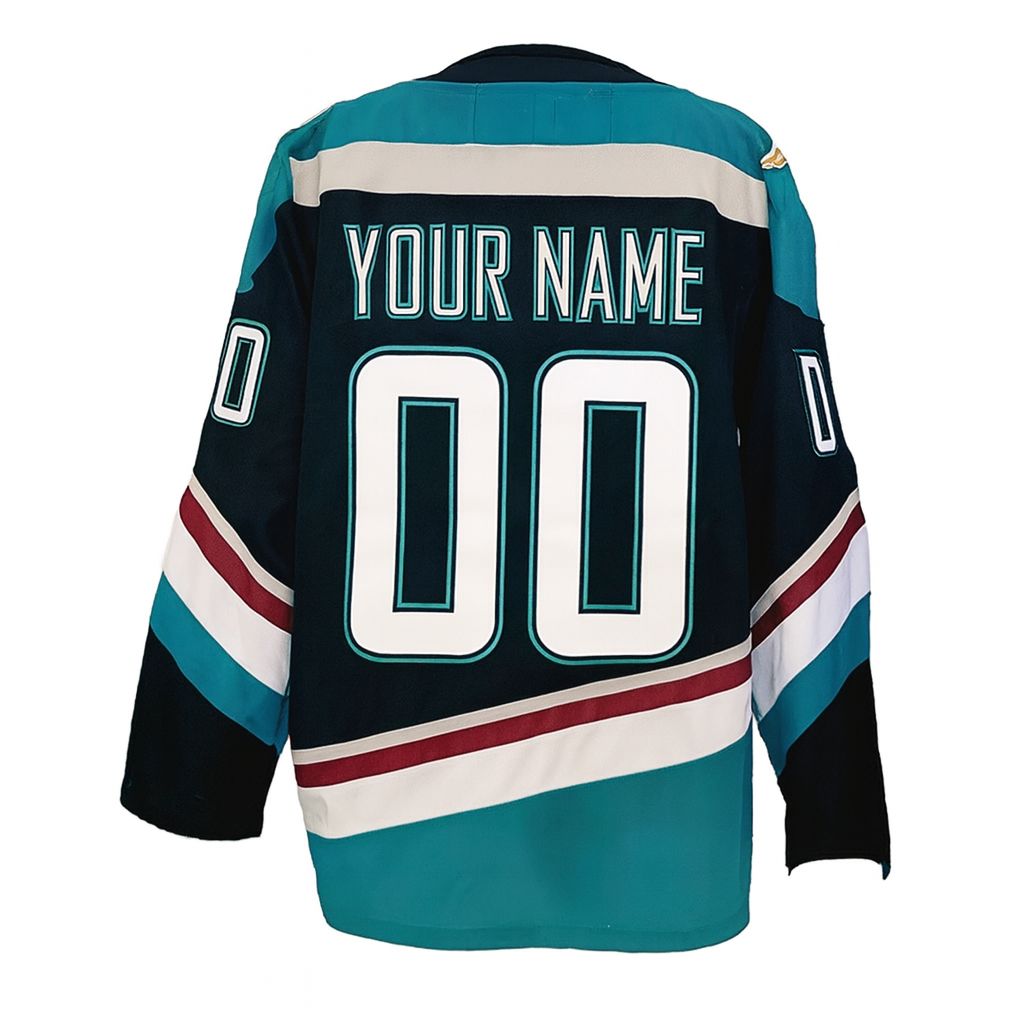 Custom Your Name Your Number Ducks Ice Hockey Jersey