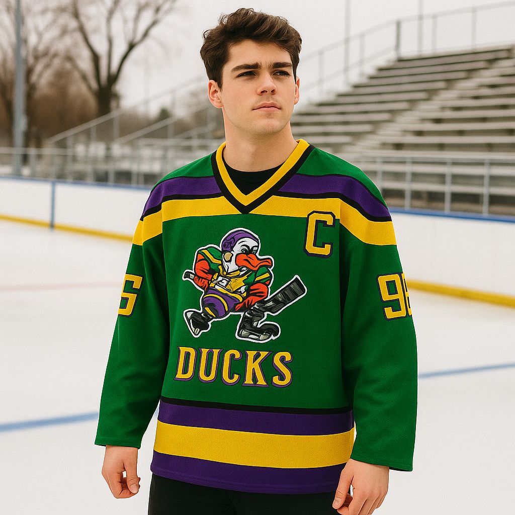 The Mighty Ducks Movie Hockey Jersey #96 Charlie Conway
