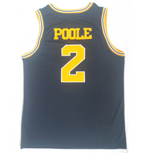 Load image into Gallery viewer, Customize Michigan Wolverines #2 Jordan Poole College Jersey Dark Blue