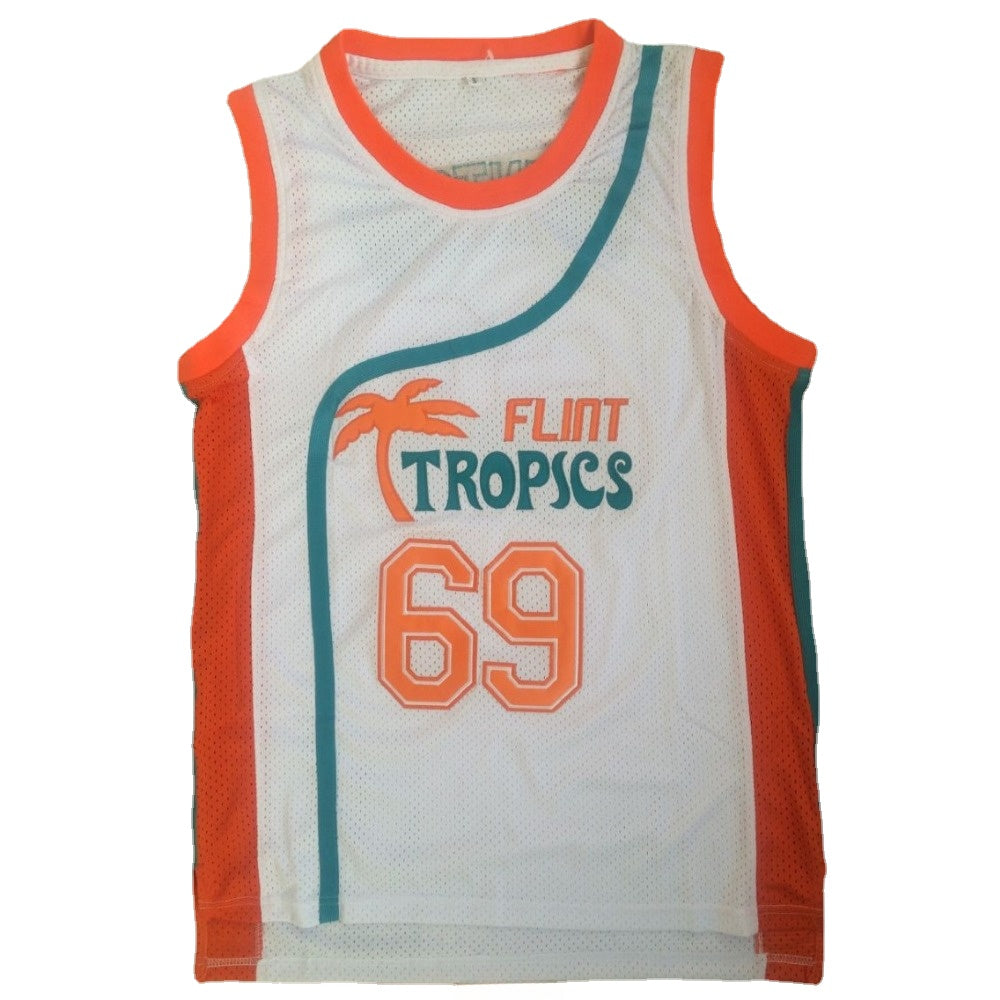 Semi Pro Flint Tropics Downtown #69  Basketball Movie Jersey