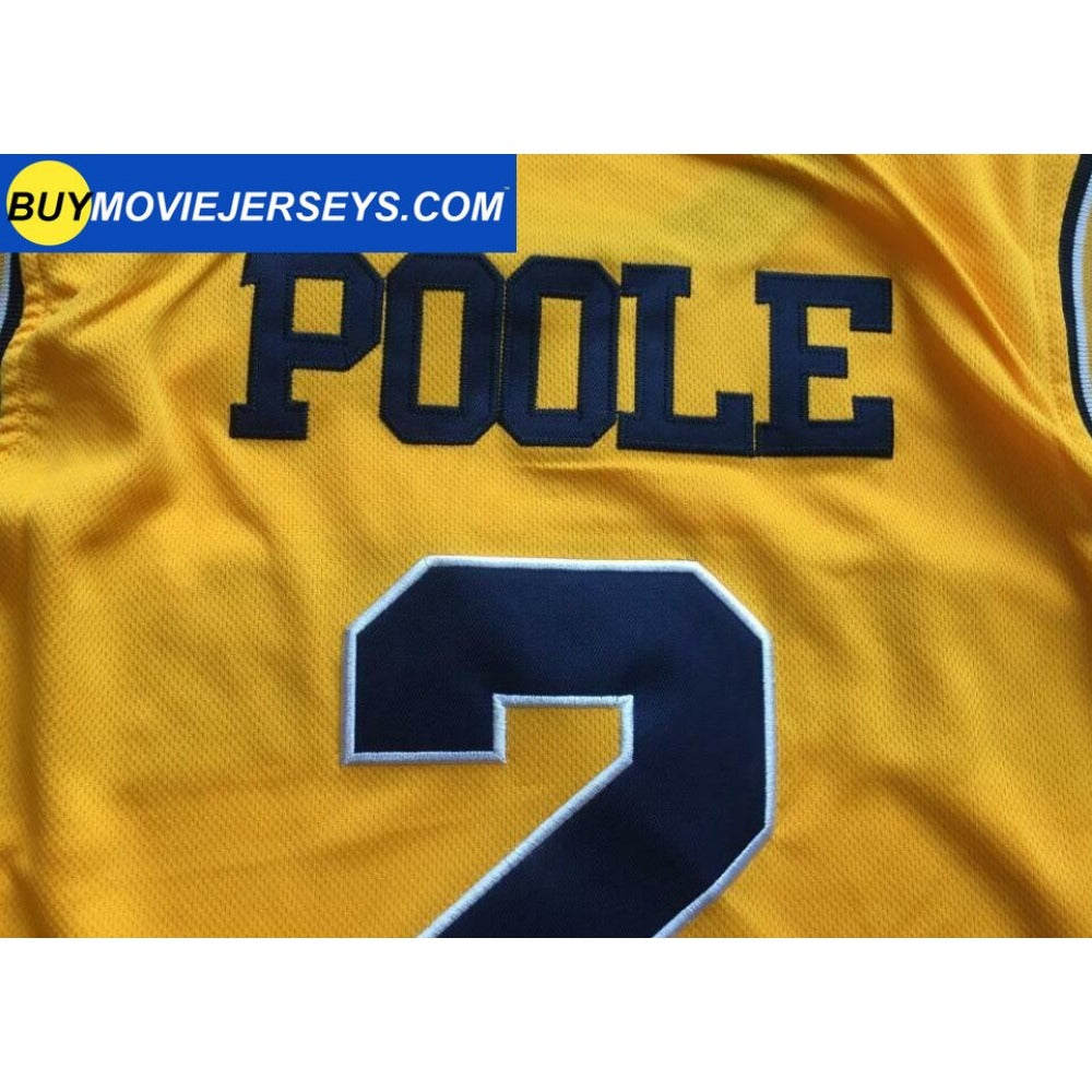 Michigan Wolverines #2 Jordan Poole College Jersey Yellow