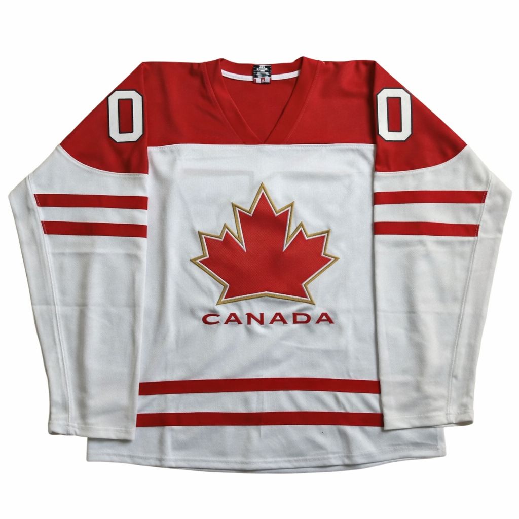 Custom Throwback Retro  Canada Hockey Jersey Your Name Your Number Stitched White