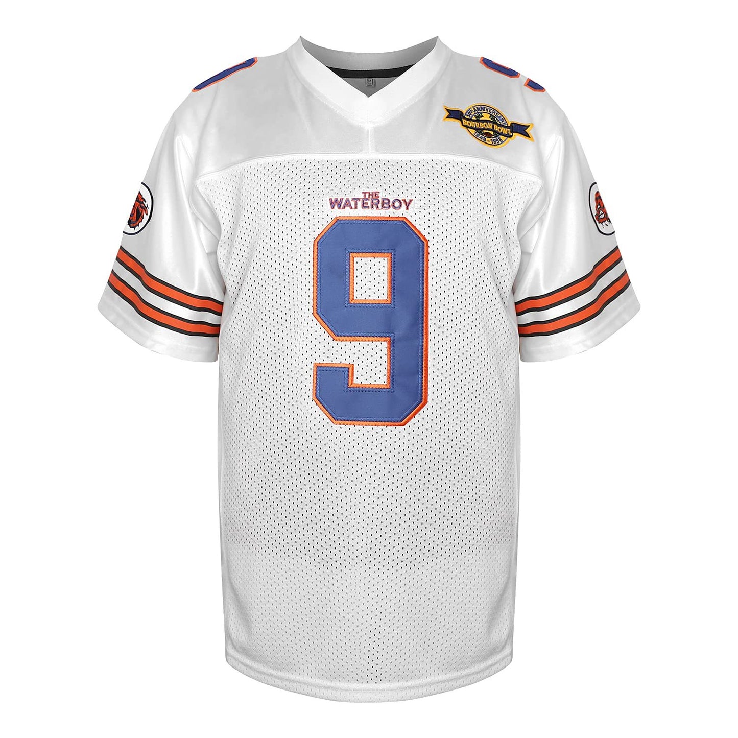 The Waterboy Bobby Boucher #9 White Football Jersey