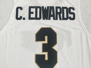Carsen Edwards #3 Purdue Custom Retro Men Basketball Jersey Stitched  - Black/White