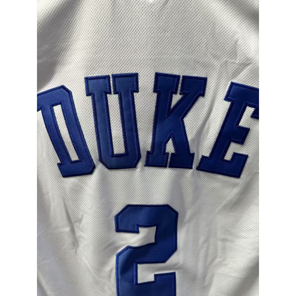 Cooper Flagg #2 Duke College Basketball Jersey - White Embroidery