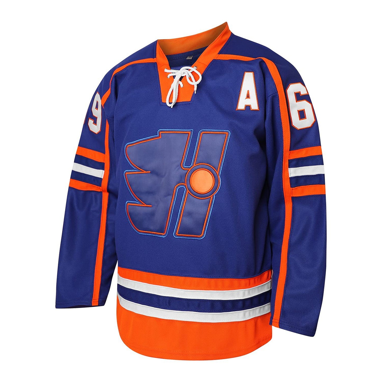 Doug "The Thug " Glatt  #69 GOON Jersey GOON Movie Hockey Jersey Blue