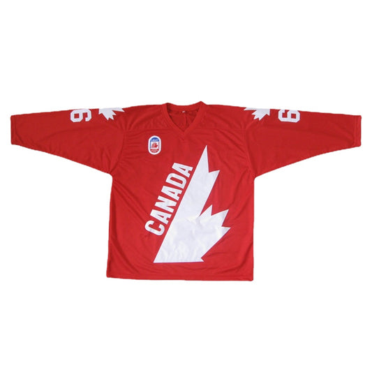 Mario Lemieux #66 Team Canada Hockey jersey - Red