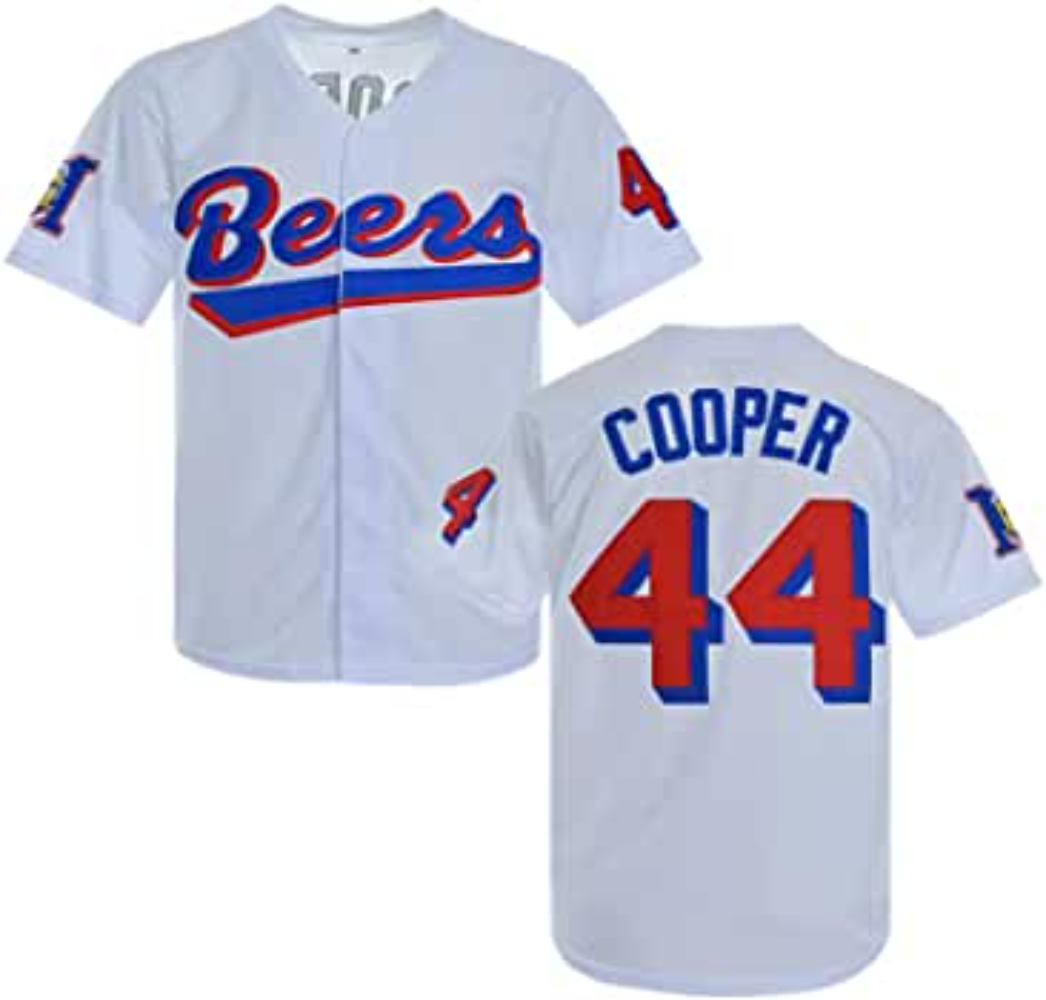 Joe Cooper #44 Milwaukee Beers Baseball Jersey ⚾️🔥