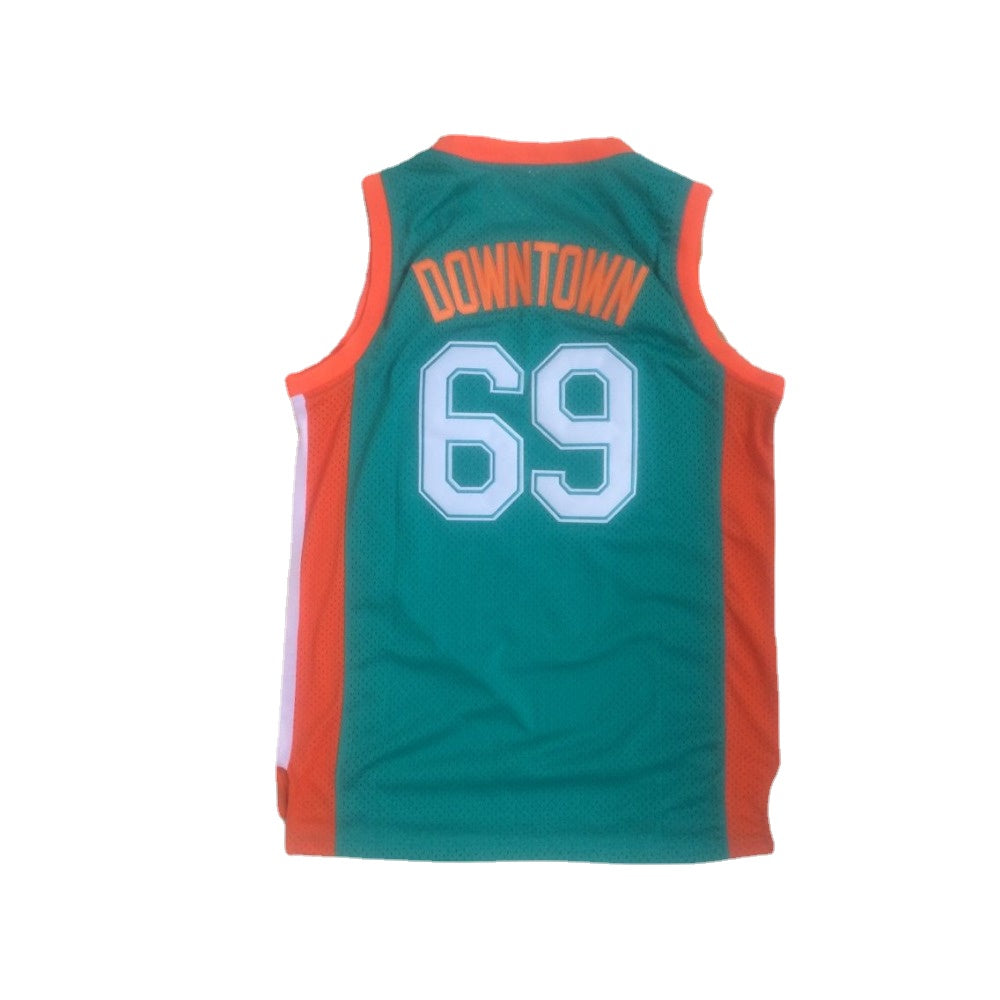 Semi Pro Flint Tropics Downtown #69  Basketball Movie Jersey