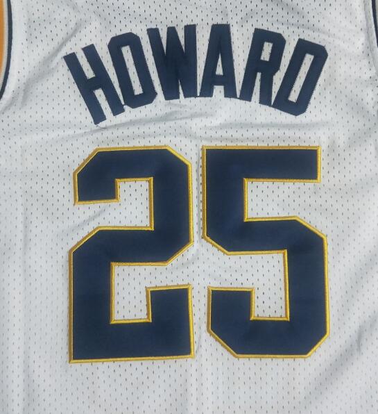 Retro Throwback Juwan Howard #25 Michigan Fab Five Basketball Jersey Two Colors