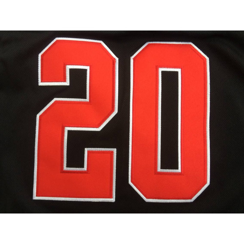 Gary Peyton #20 Skyline High School Black Embroidered Basketball Jersey