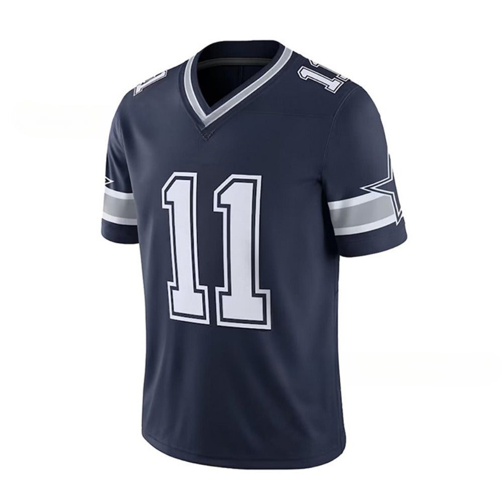 Custom Micah Parsons Dallas Cowboys #11 Navy Game Football Jersey Embroidered