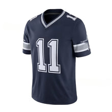 Load image into Gallery viewer, Custom Micah Parsons Dallas Cowboys #11 Navy Game Football Jersey Embroidered