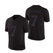 Load image into Gallery viewer, Colin Kaepernick #7 Retro Football Jersey Black S-XXXL