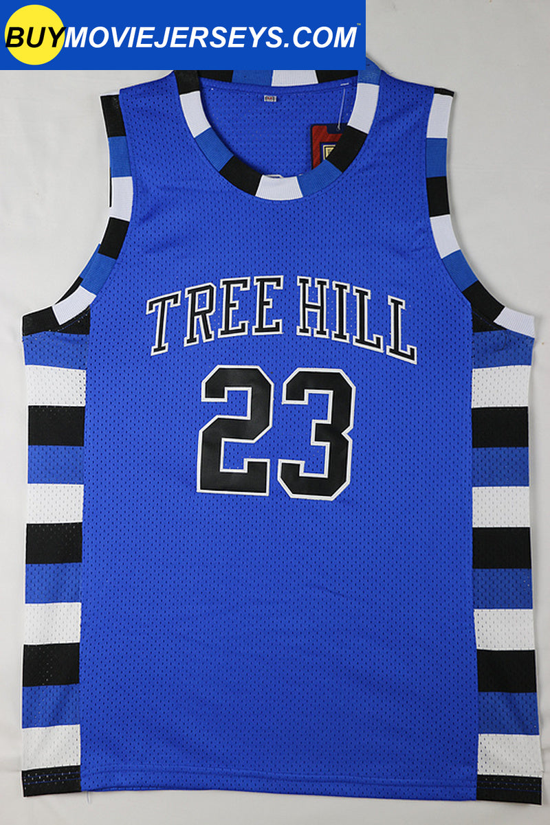 Nathan Scott #23 One Tree Hill Ravens Throwback Basketball Movie Jersey