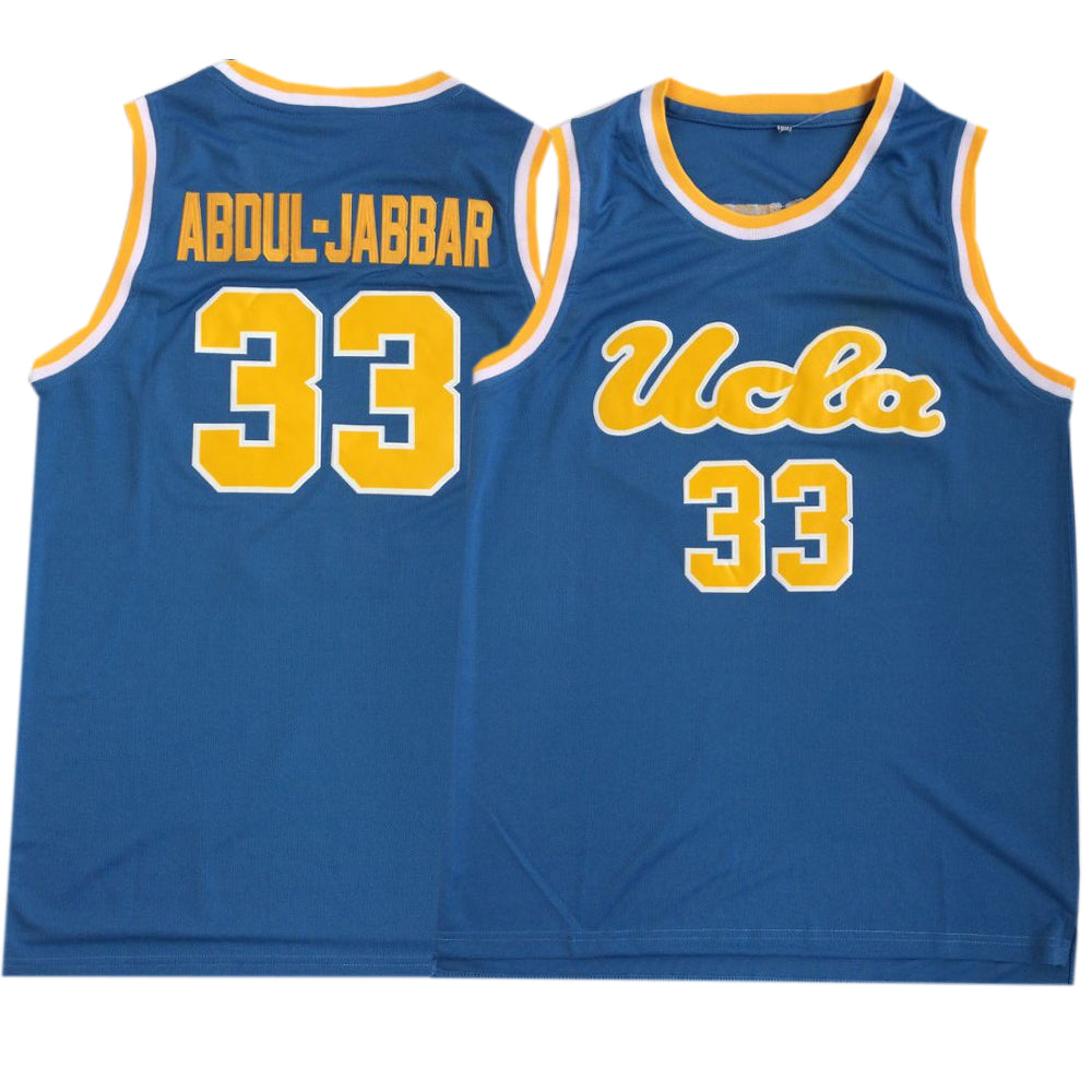 UCLA Kareem Abdul Jabbar #33 Basketball Jersey - Blue