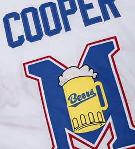Joe Cooper #44 Milwaukee Beers Baseball Jersey