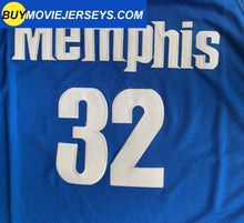 Load image into Gallery viewer, Memphis Tigers #32 James Wiseman Men&#39;s Basketball Blue Jersey