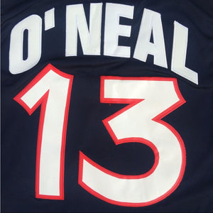 O'Neal #13 USA Dream Team White Basketball Jersey Black