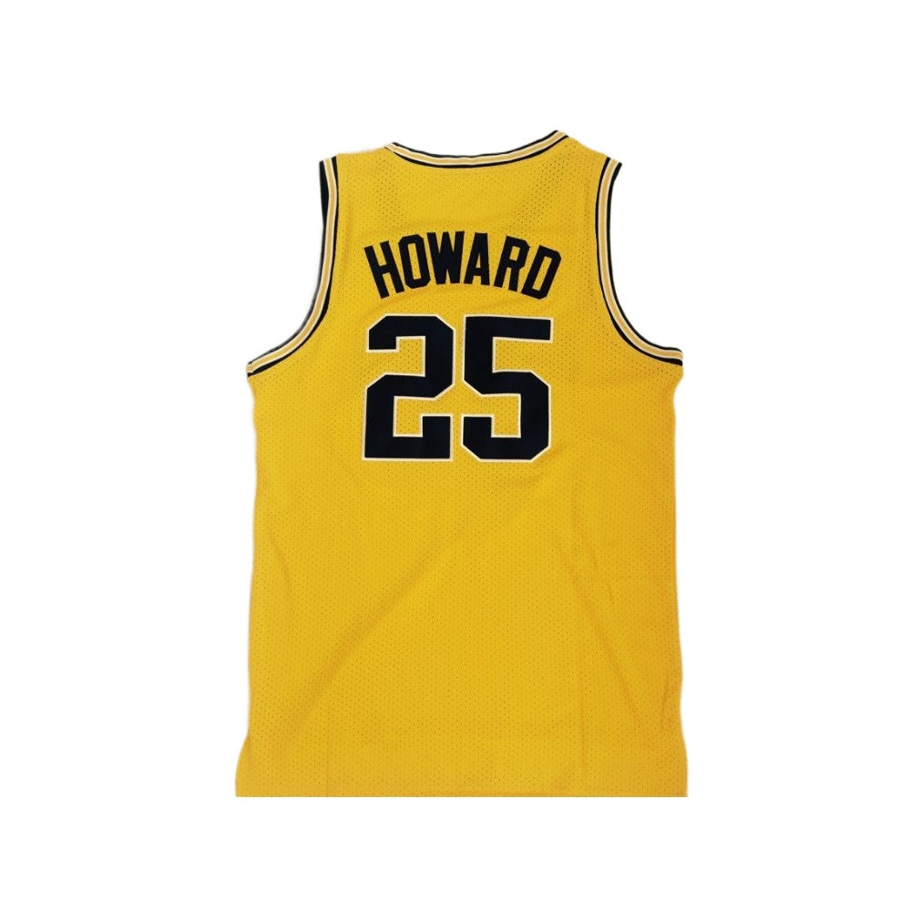 Retro Throwback Juwan Howard #25 Michigan Fab Five Basketball Jersey Two Colors