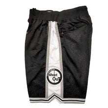 Load image into Gallery viewer, Throwback Shootout Above The Rim Basketball Shorts Sports Pants with Zip Pockets Black