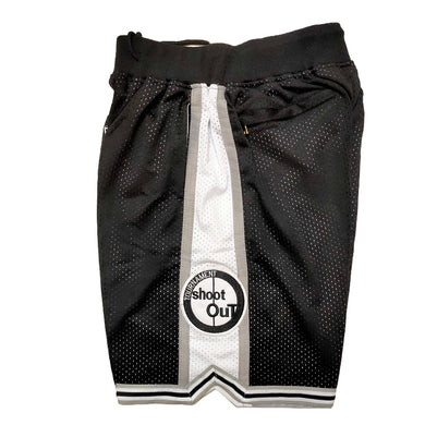 Throwback Shootout Above The Rim Basketball Shorts Sports Pants with Zip Pockets Black