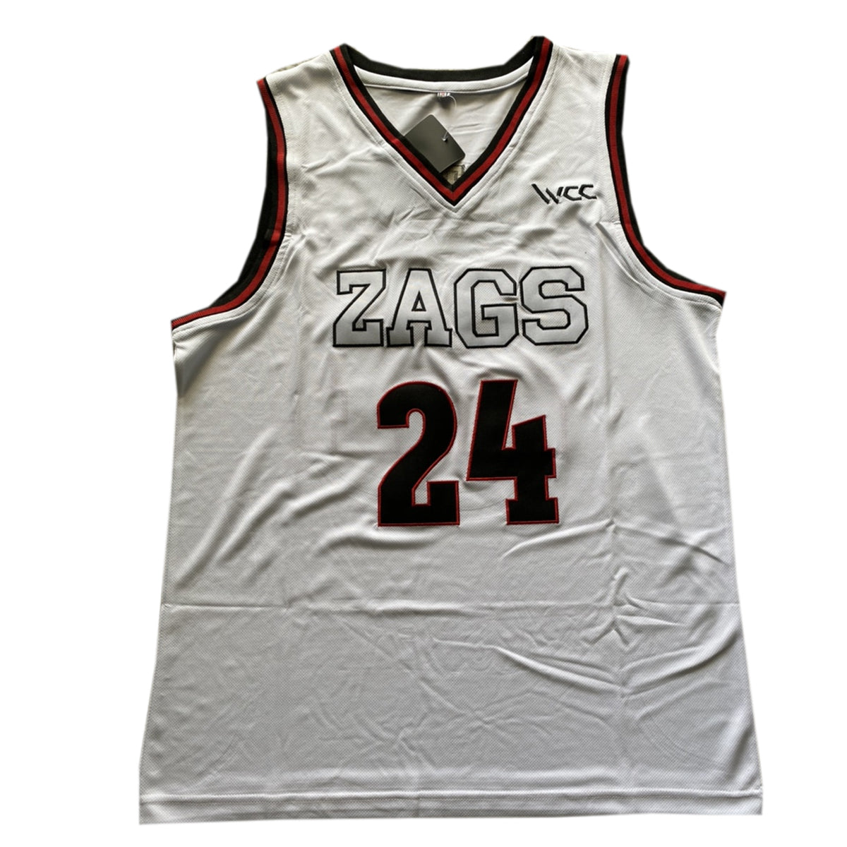 Gonzaga University Corey Kispert #24 Basketball Jersey ZAGS White