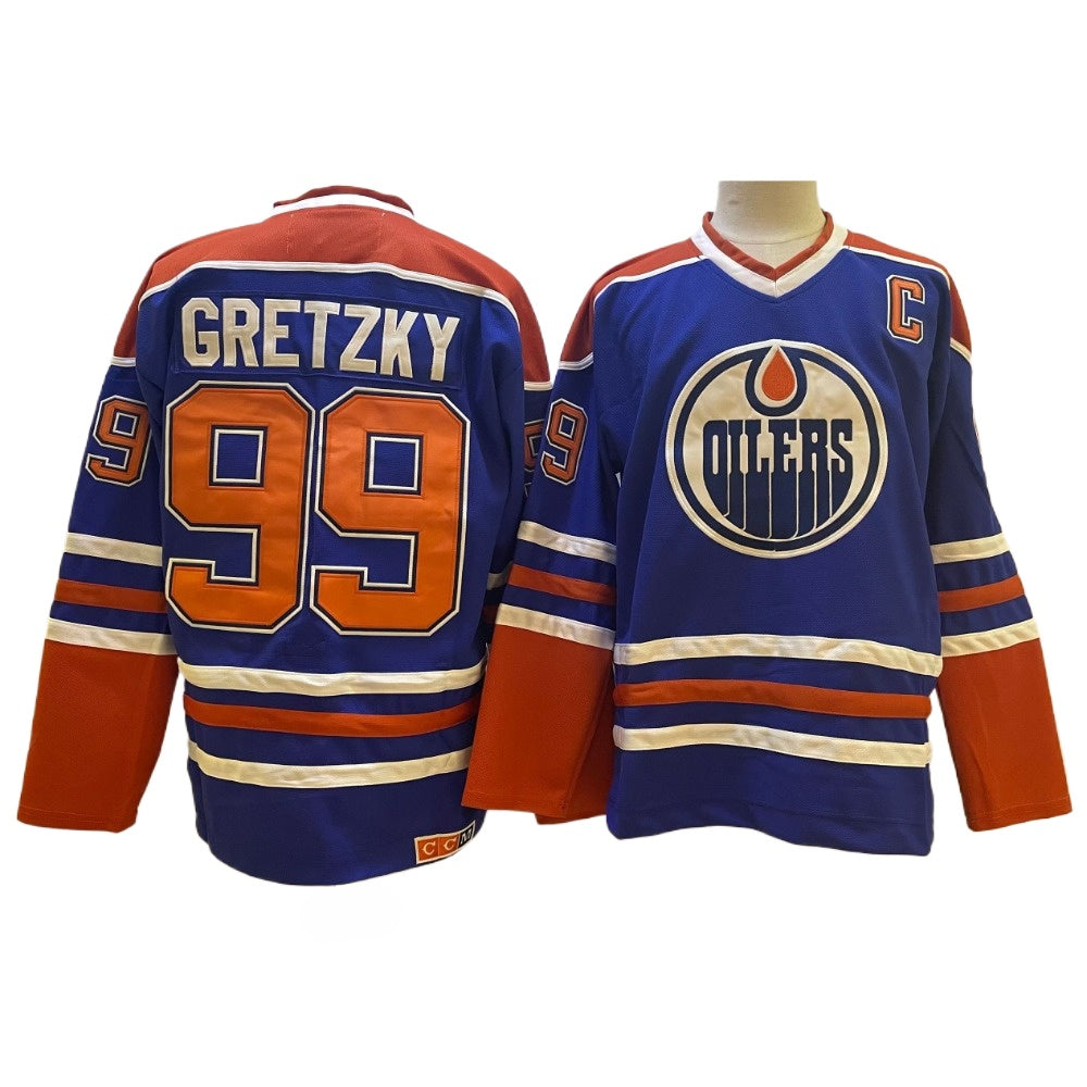 Rare Vintage Gretzky #99 Oilers Ice Hockey Jersey