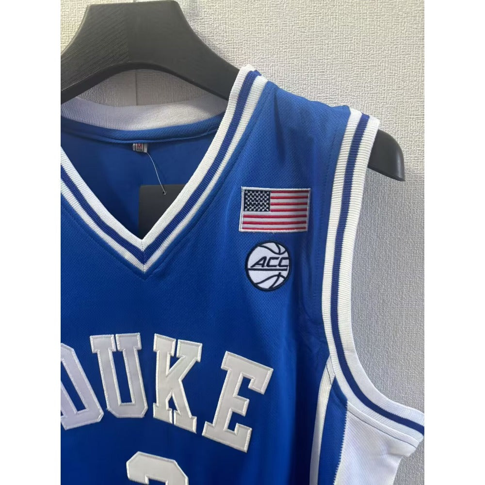 Cooper Flagg #2 Duke College Basketball Jersey - Blue Embroidery