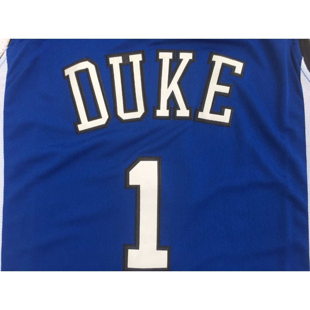 Kyrie Irving #1 Duke Throwback Basketball Jersey - Blue