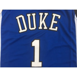 Kyrie Irving #1 Duke Throwback Basketball Jersey - Blue