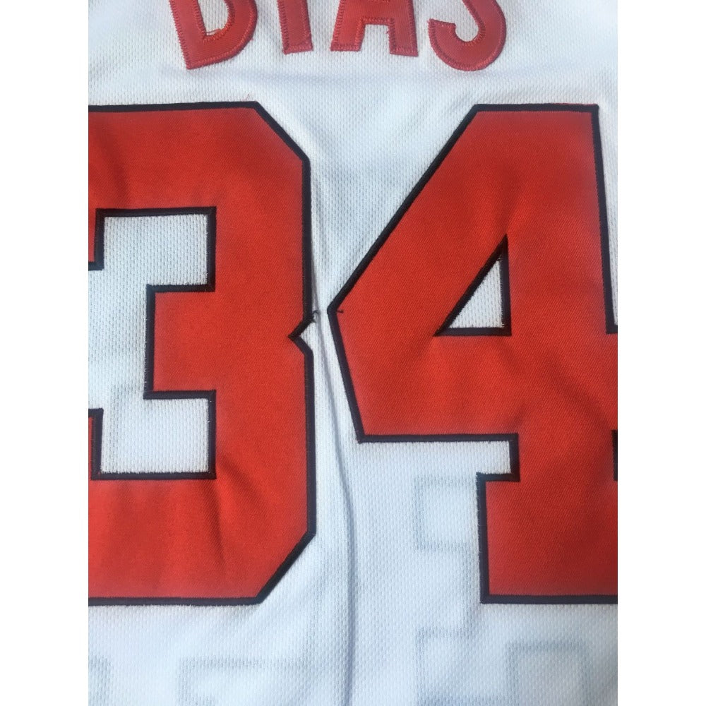 Len Bias #34 Maryland Terrapins College Basketball Jersey White