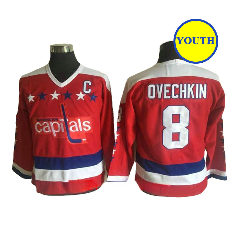 Custom Children Size Ice Hockey Jersey Boston Colorado Capital Penguin Duck for Youth