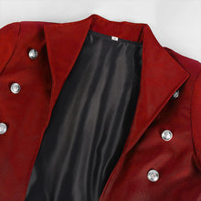 Load image into Gallery viewer, Men&#39;s Steampunk Vintage Jacket, Gothic Victorian Frog Coat, Uniform Halloween Costume
