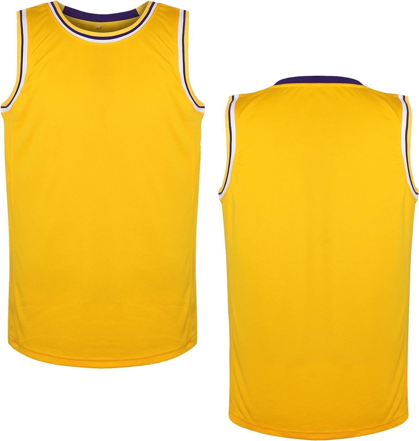 Blank Solid Color Basketball Jersey Running Sports Casual Vest  Quick Dry